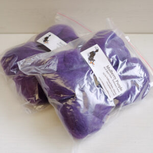 southern cross fibre batts - mulberry purple