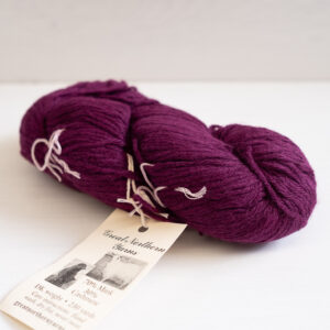 great northern yarns mink cashmere sock - mulberry