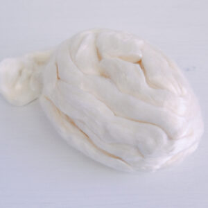 pure silk fibre - natural